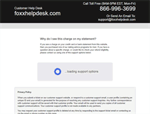 Tablet Screenshot of foxxhelpdesk.com